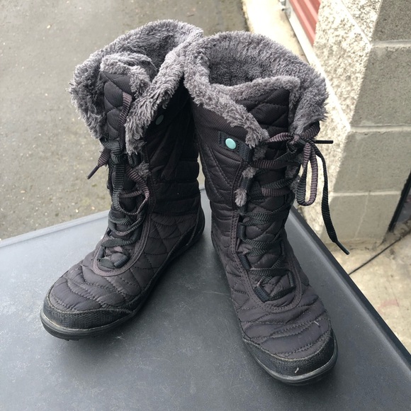 Columbia Sportswear Minx Omni Grip Waterproof Insulated Snow Boots Girls Size 2 - Picture 6 of 16